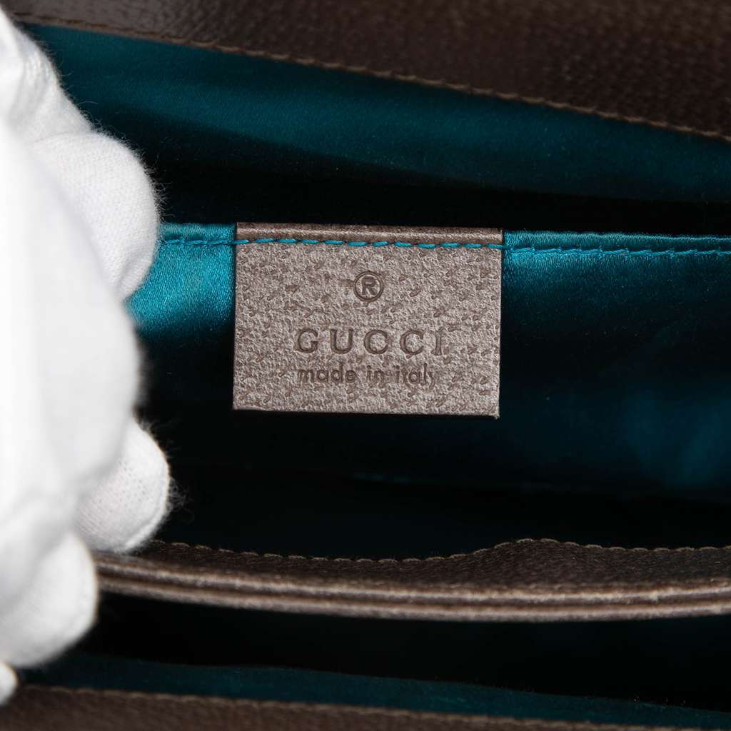 Gucci Small GG Supreme Web Ophidia Chain Crossbody Beige Canvas Very good condition - Box View
