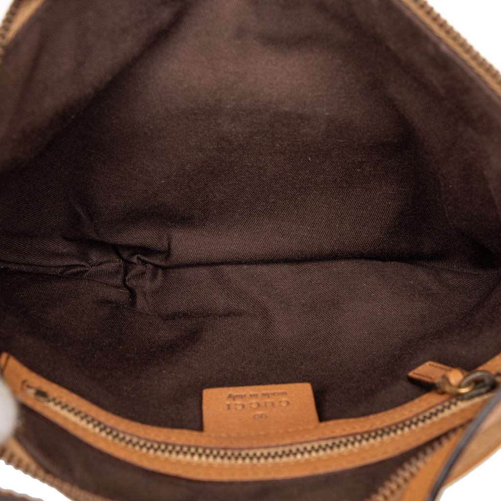 Gucci Small Leather Blondie Hobo Bag Brown Leather Very good - Model View