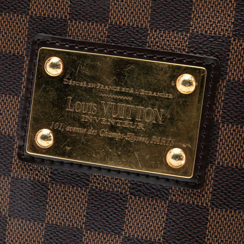 Louis Vuitton Damier Ebene Hampstead MM Brown Very good - Box View