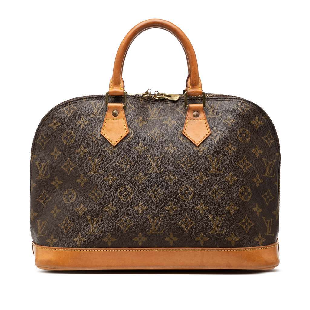 Louis Vuitton Monogram Alma PM Brown Very good - Front View
