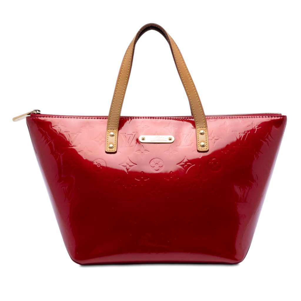 Louis Vuitton Monogram Vernis Bellevue PM Red Leather Very good condition - Front View