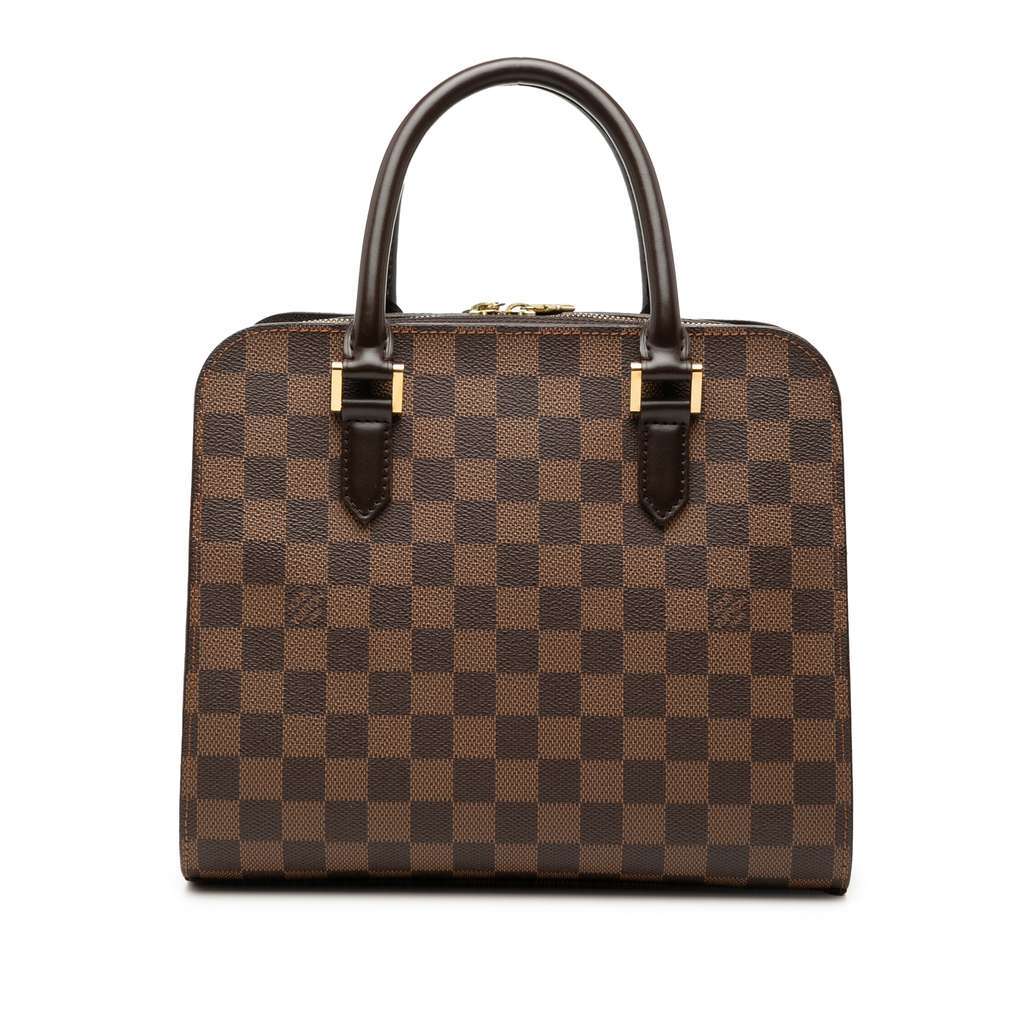 Louis Vuitton Damier Ebene Triana Brown Good - Front View