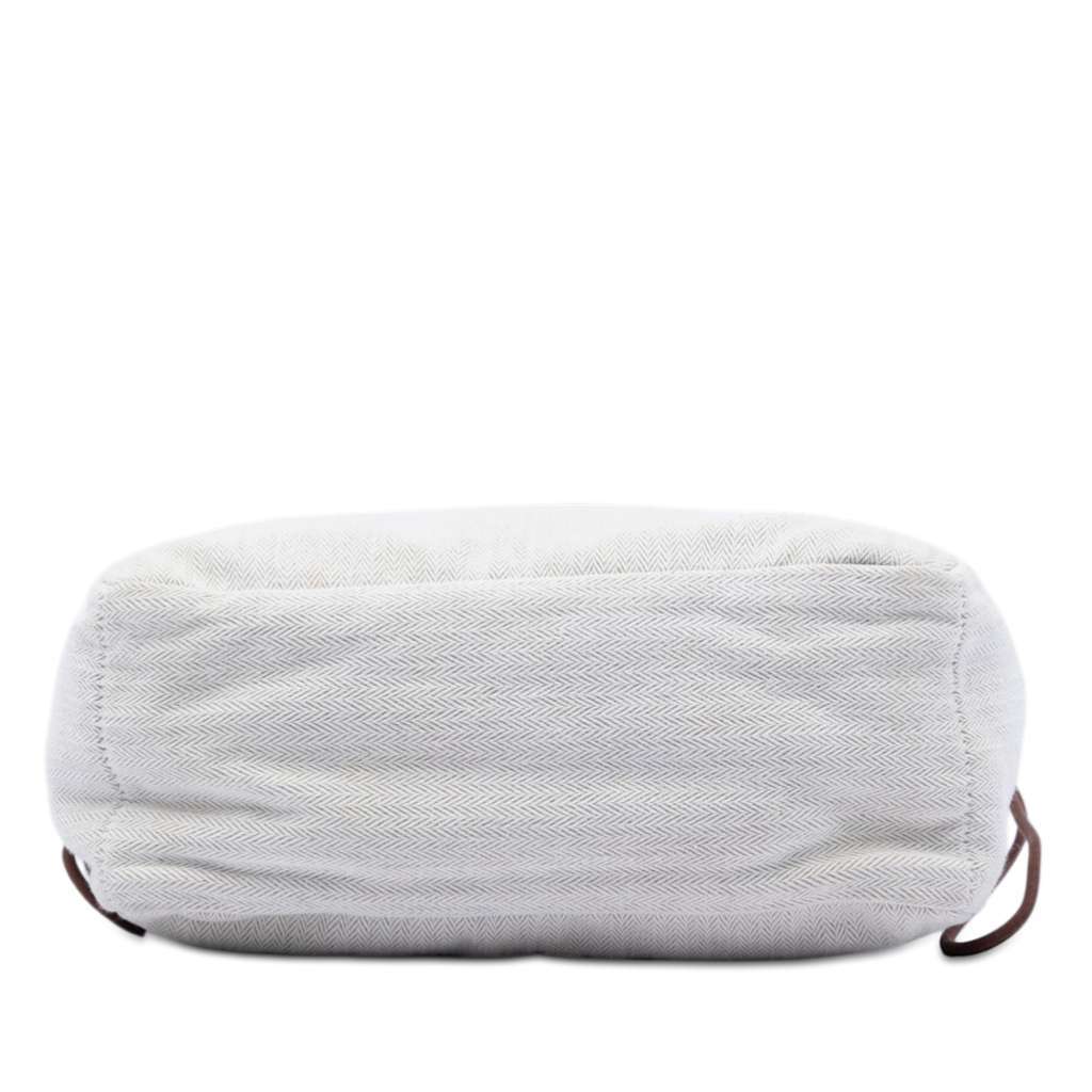 Hermès Canvas and Barenia Fourbi Pouch 25 Brown Canvas Very good - Inside View