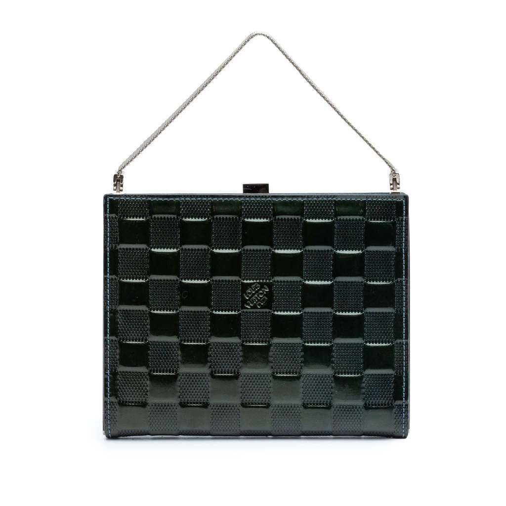 Louis Vuitton Damier Vernis Ange MM Blue Leather Very good - Front View