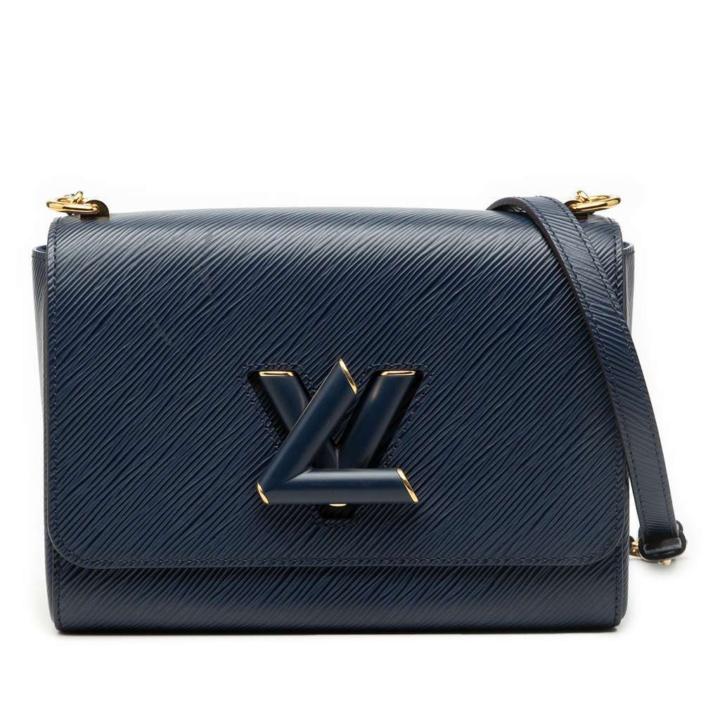Louis Vuitton Epi Twist MM Blue Leather Very good - Front View