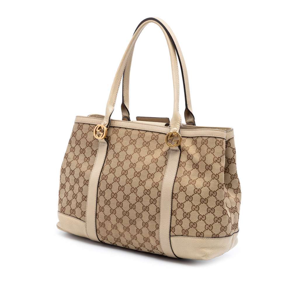 Gucci GG Canvas Miss GG Tote Beige Canvas Very good - Back View