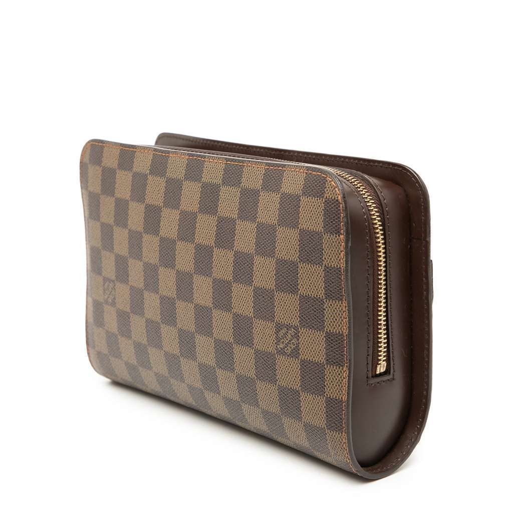 Louis Vuitton Damier Ebene Saint Louis Pochette Brown Very good - Back View
