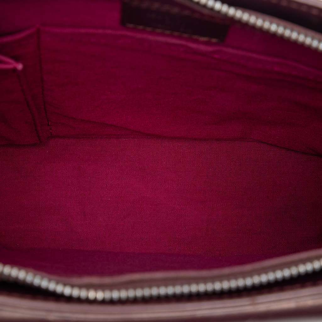 Louis Vuitton Monogram Mat Alston Red Leather Very good - Model View