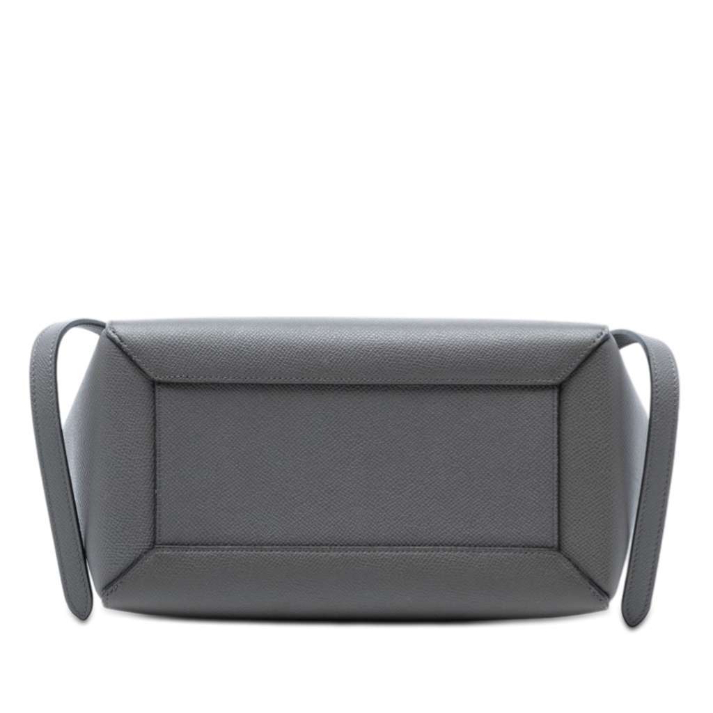 Celine Micro Grained Calfskin Belt Bag Grey Leather Very good - Inside View