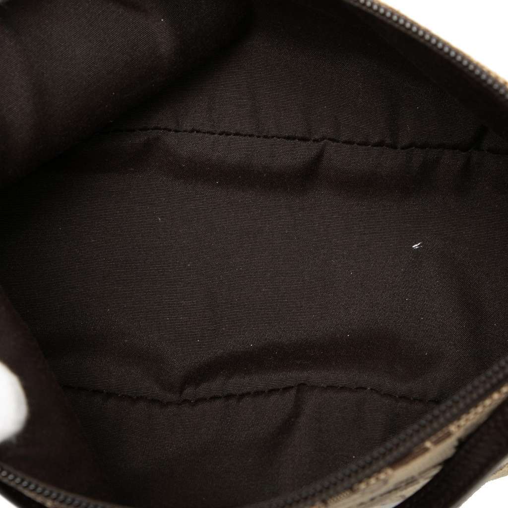 Gucci Printed Canvas Horsebit Boat Beige Canvas Very good - Model View