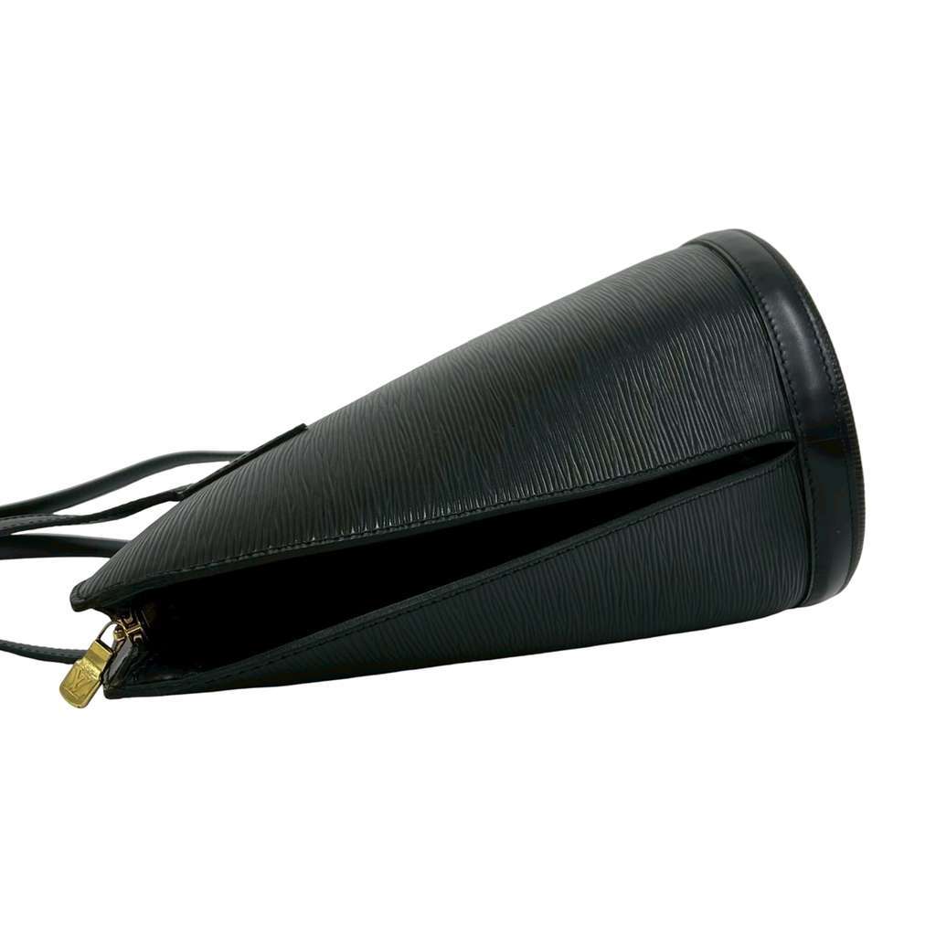 Louis Vuitton Epi Saint Jacques GM Long Strap Black Leather Very good condition - Box View