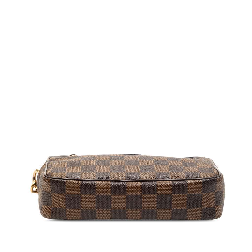 Louis Vuitton Damier Ebene Pochette Billets Macao Brown Very good - Inside View