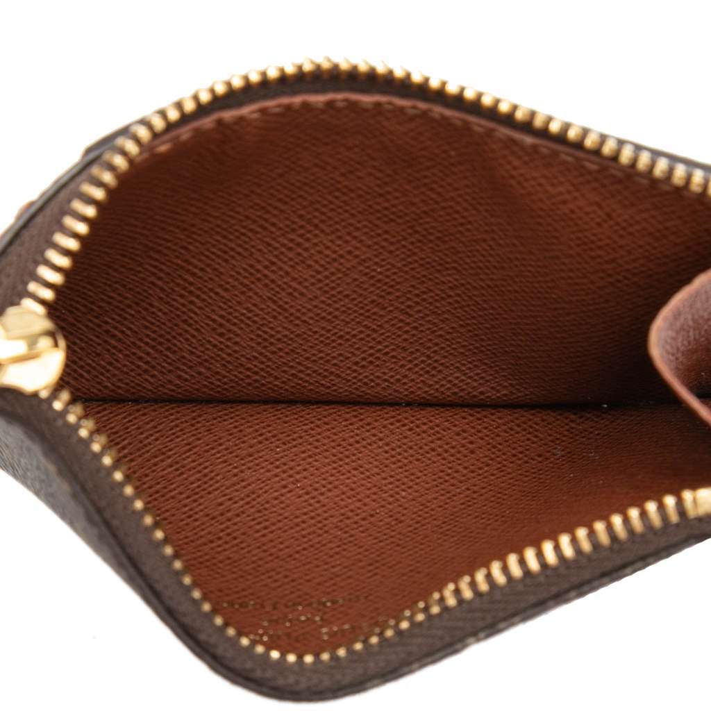 Louis Vuitton Monogram Romy Card Holder Brown Very good - Model View