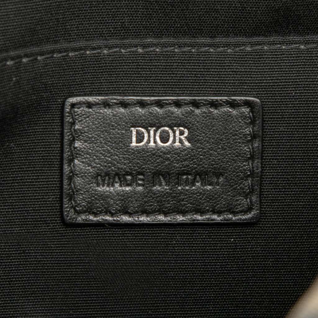 Dior Oblique Canvas Lingot Toiletry Case Blue Canvas Very good - Box View