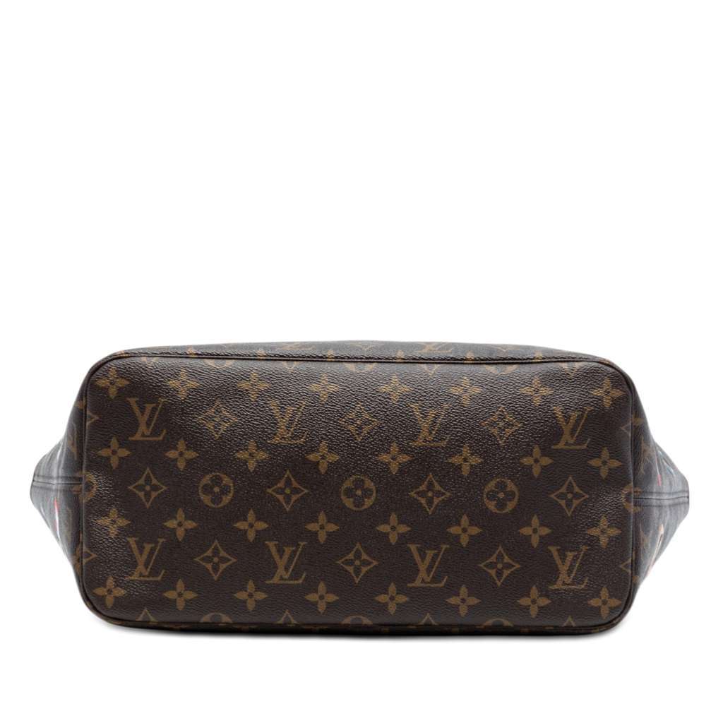 Louis Vuitton Monogram Love Lock Neverfull MM Brown Very good - Inside View
