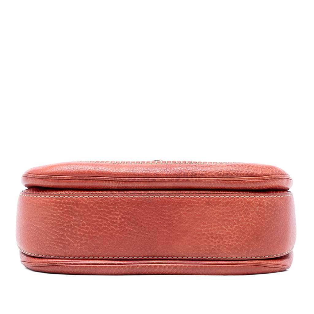 Gucci Medium Leather New Bamboo Satchel Red Leather Very good - Inside View