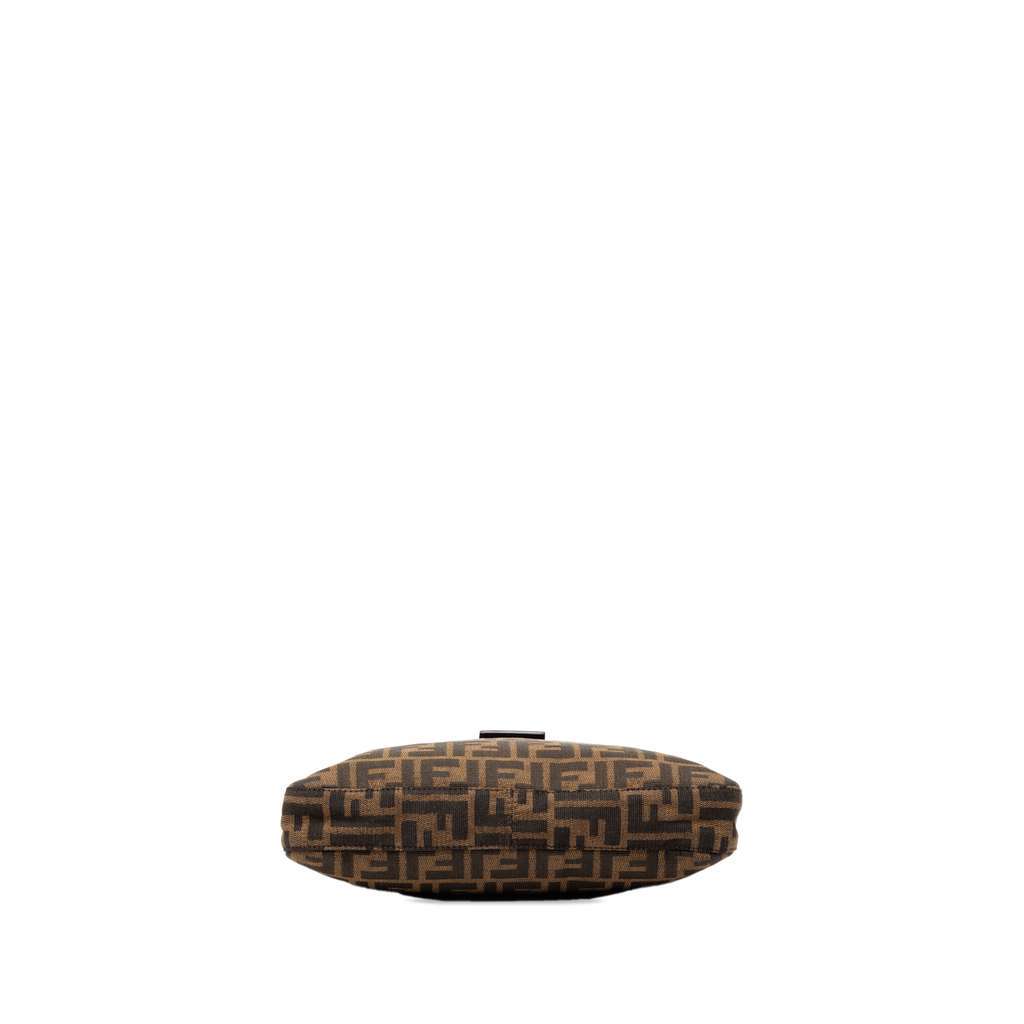 Fendi Zucca Canvas Shoulder Bag Brown Canvas Very good - Inside View