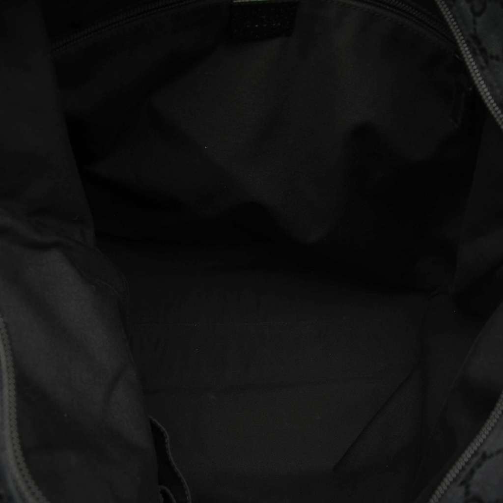 Gucci GG Canvas Web Vertical Tote Black Canvas Very good - Model View