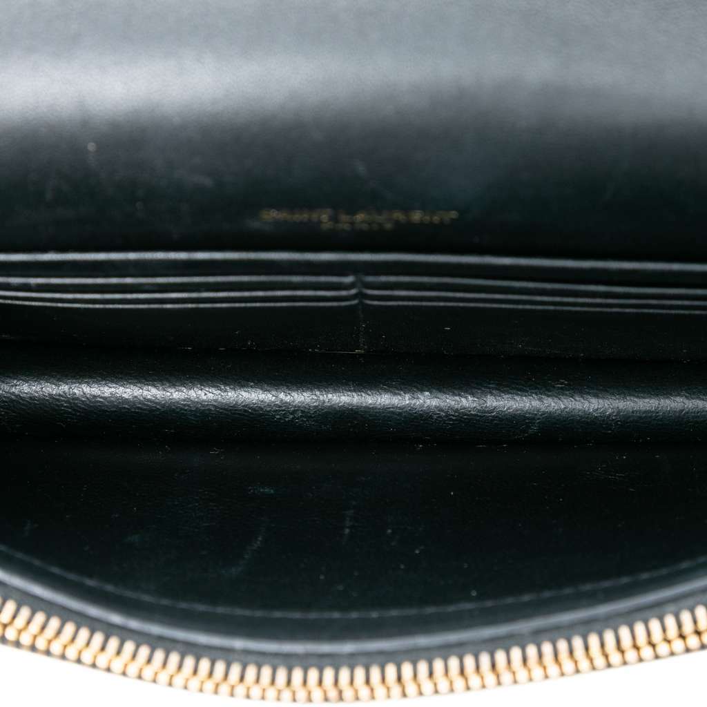 Saint Laurent Small Smooth Calfskin Monogram Kate Tassel Crossbody Black Leather Very good - Model View
