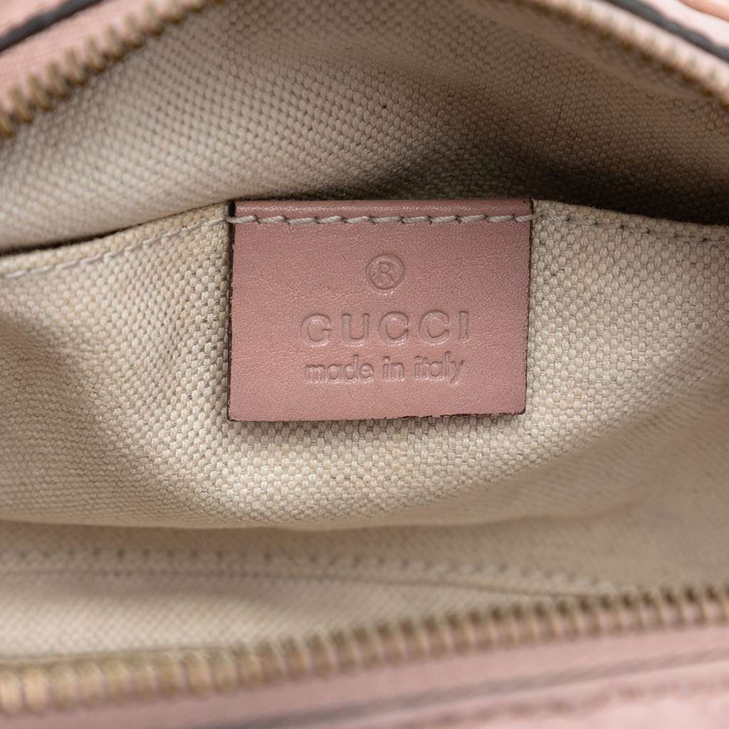 Gucci Microguccissima Sunshine Disco Camera Bag Pink Leather Very good - Box View