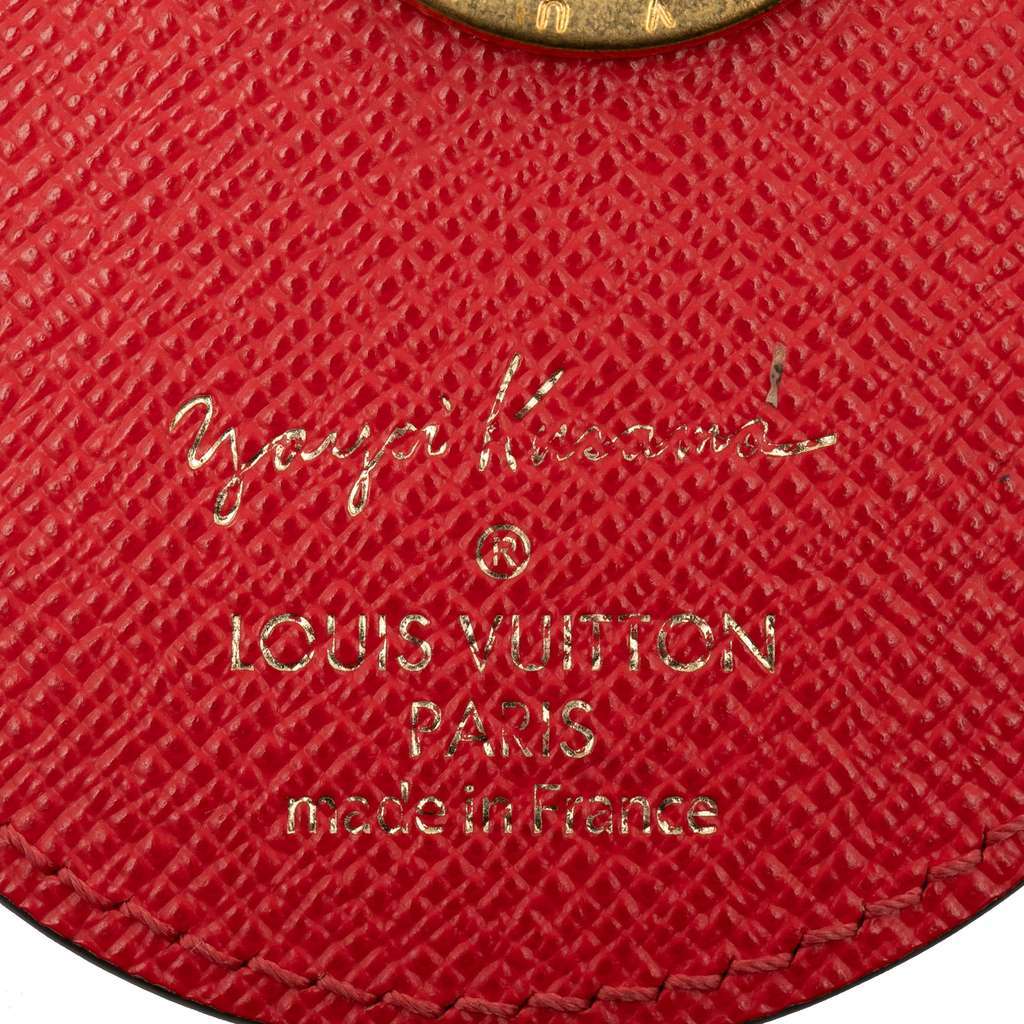 Louis Vuitton Yayoi Kusama Monogram Pumpkin Dots Bag Charm Red Very good - Inside View