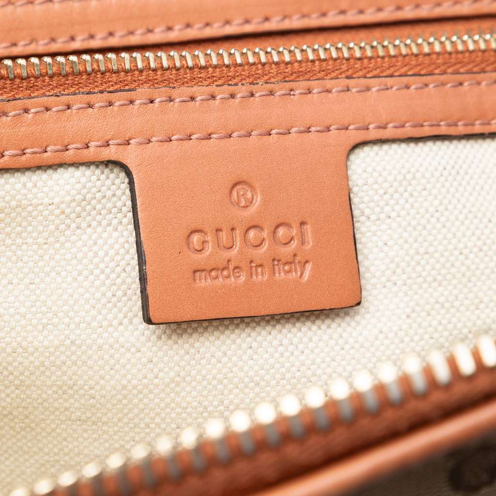 Gucci GG Canvas Heart Bit Satchel Beige Canvas Very good - Box View