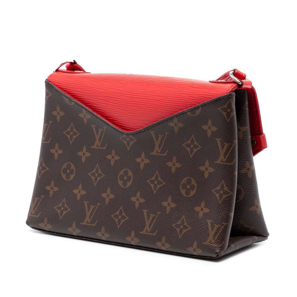 Louis Vuitton Monogram Epi Saint Michel Brown Very good condition - Back View