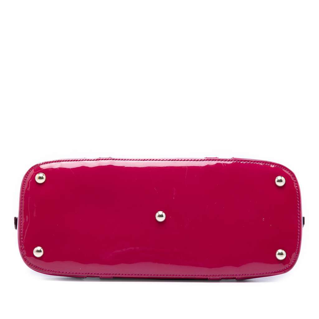 Gucci Small Microguccissima Patent Nice Dome Satchel Pink Leather Very good - Inside View