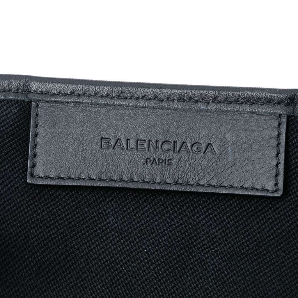 Balenciaga Canvas Striped Navy Cabas S Blue Canvas Very good - Box View