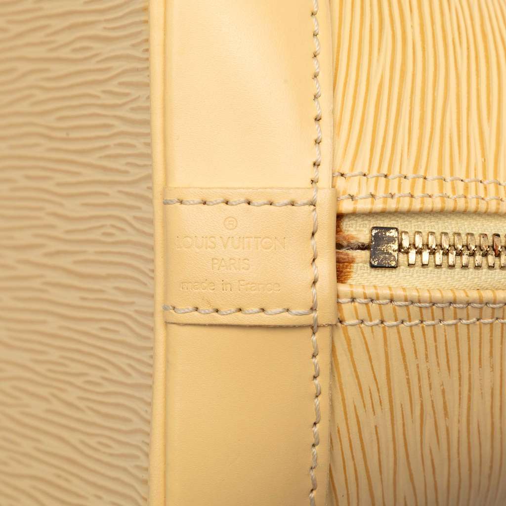 Louis Vuitton Epi Alma PM Yellow Leather Very good - Box View