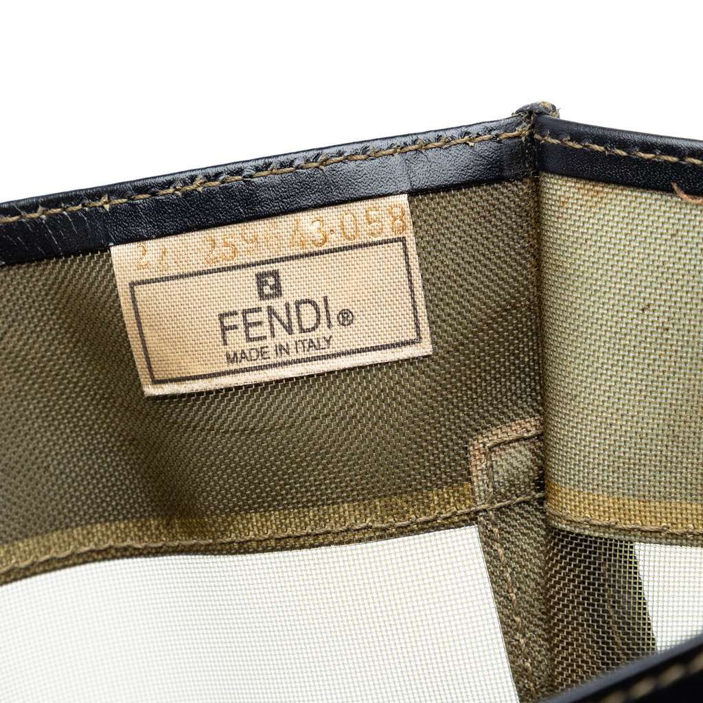 Fendi Mesh Tote Brown Polyester Very good - Box View
