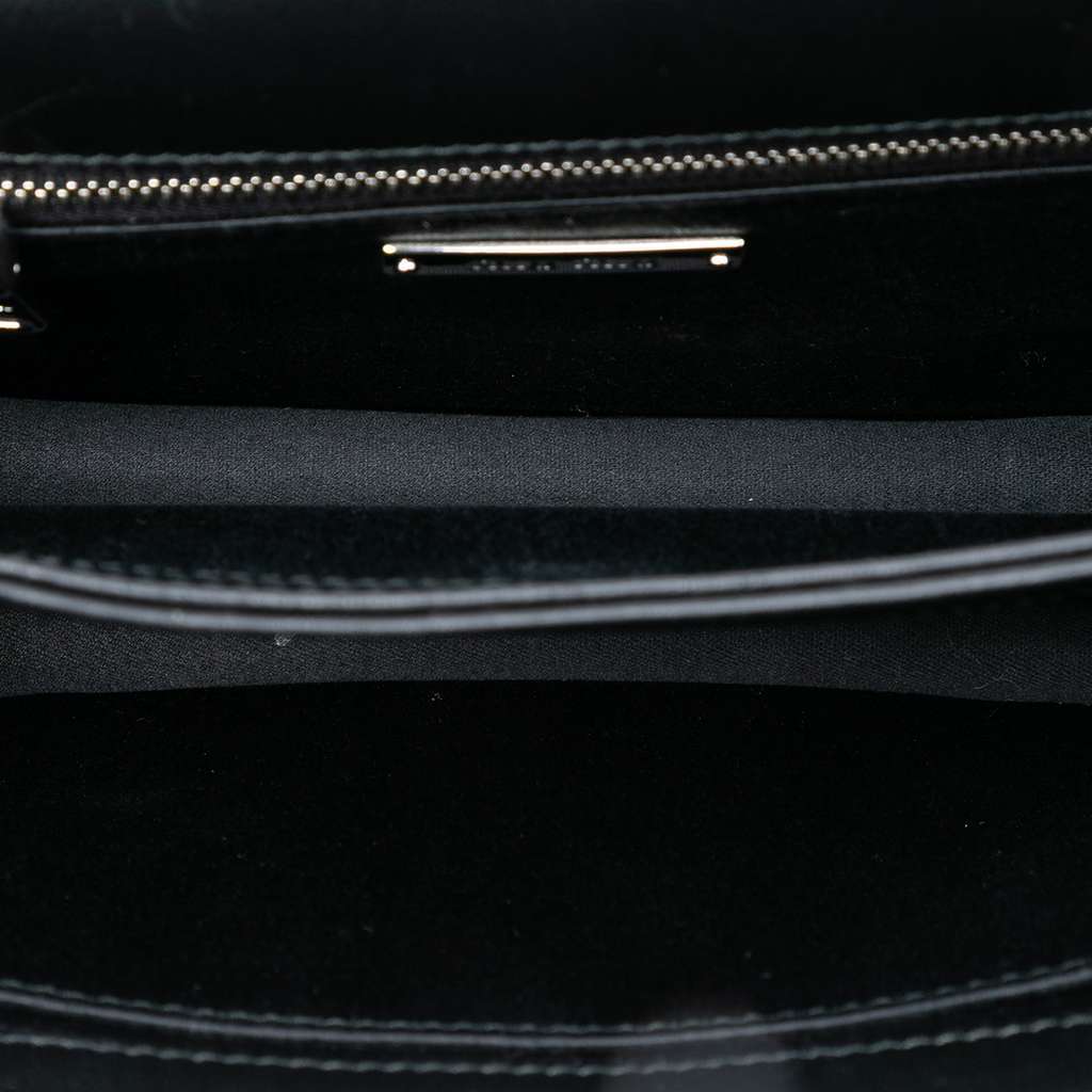 Miu Miu Studded Matelasse Nappa Flap Crossbody Black Leather Very good - Model View
