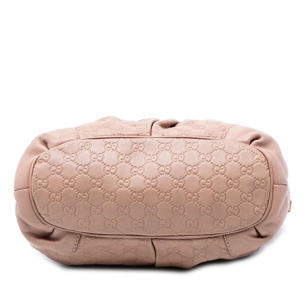 Gucci Guccissima Sukey Satchel Brown Leather Very good - Inside View