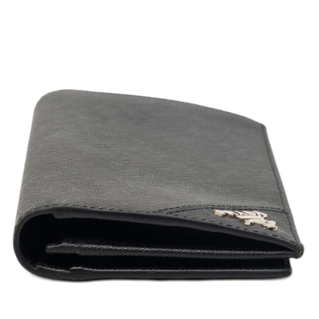 Prada Saffiano Bifold Long Wallet Black Leather Very good - Inside View