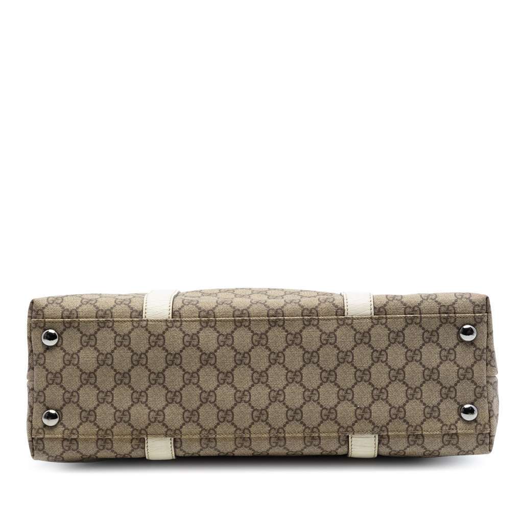Gucci GG Supreme Joy Tote Beige Canvas Very good - Inside View