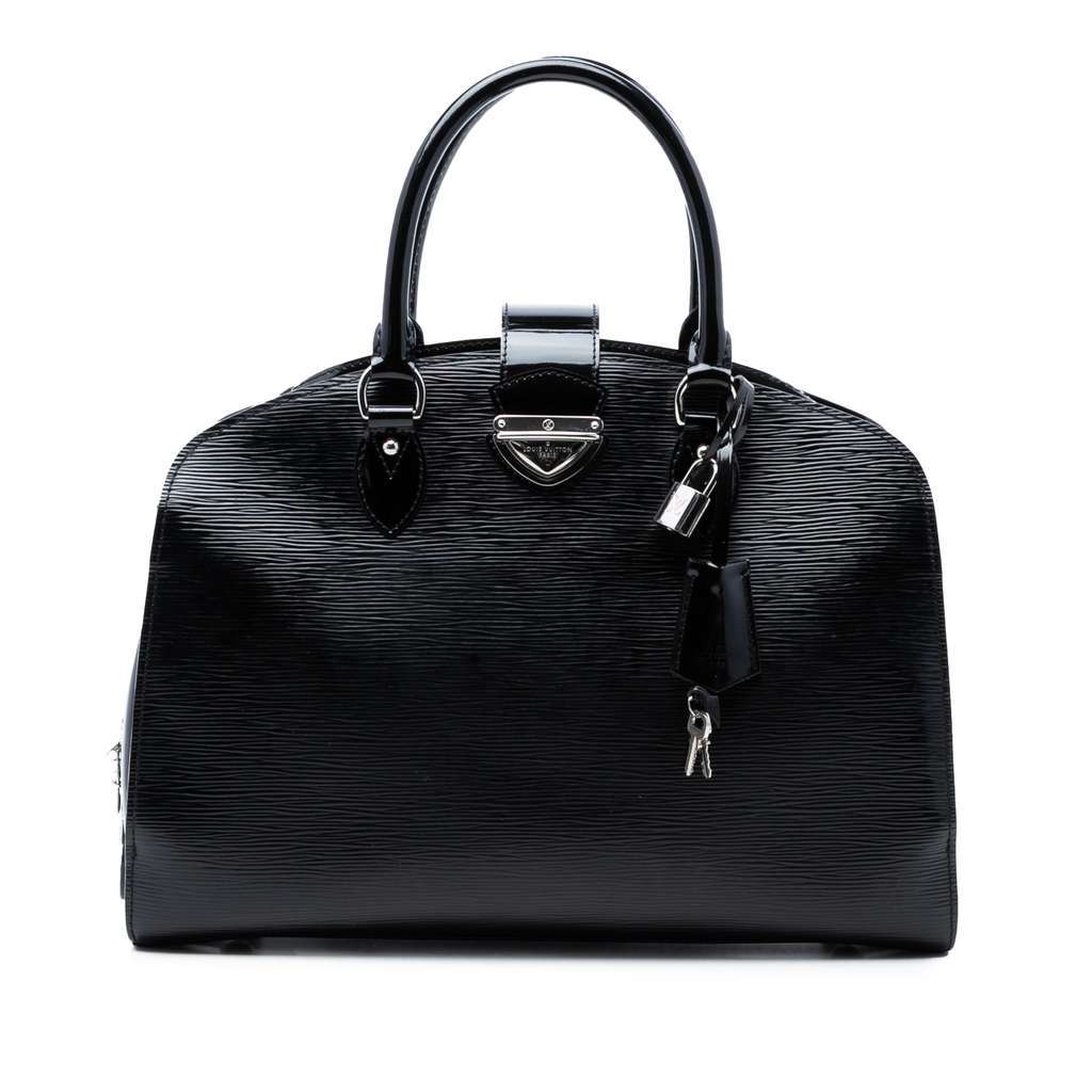 Louis Vuitton Electric Epi Pont Neuf GM Black Leather Very good condition - Front View