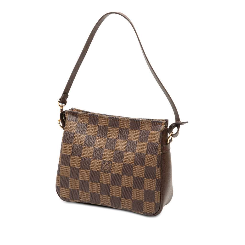Louis Vuitton Damier Ebene Trousse Pochette Brown Very good - Back View