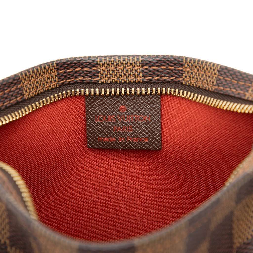 Louis Vuitton Damier Ebene Trousse Pochette Brown Very good - Box View