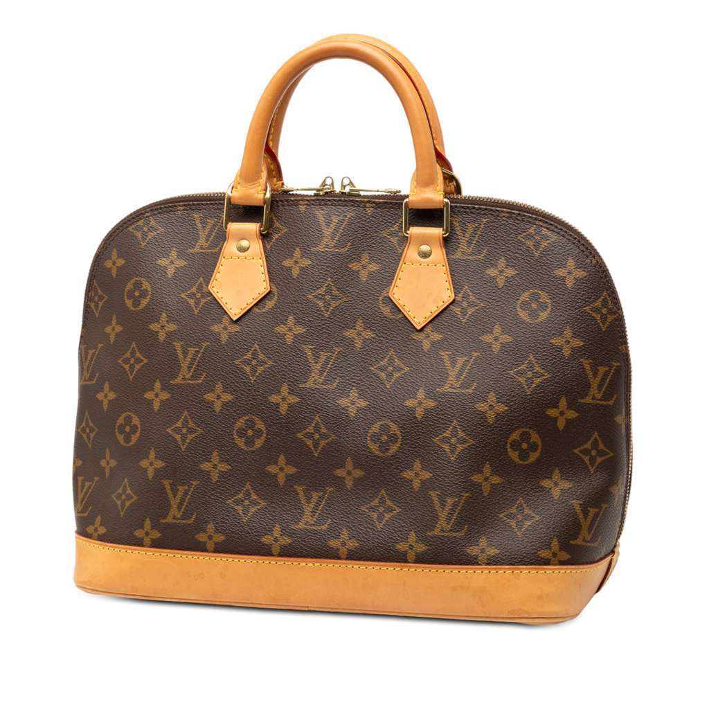 Louis Vuitton Monogram Alma PM Brown Very good - Back View