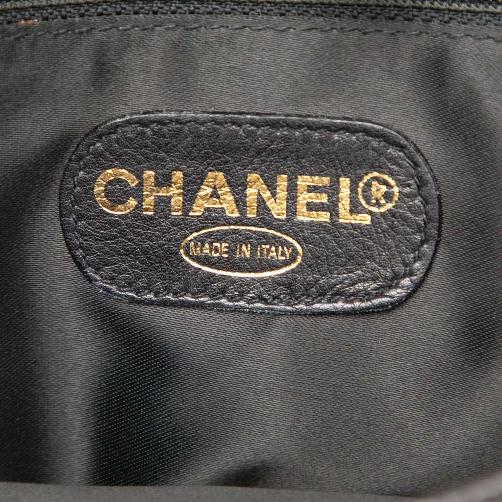 Chanel CC Quilted Lambskin Front Pocket Tote Brown Leather Very good - Box View