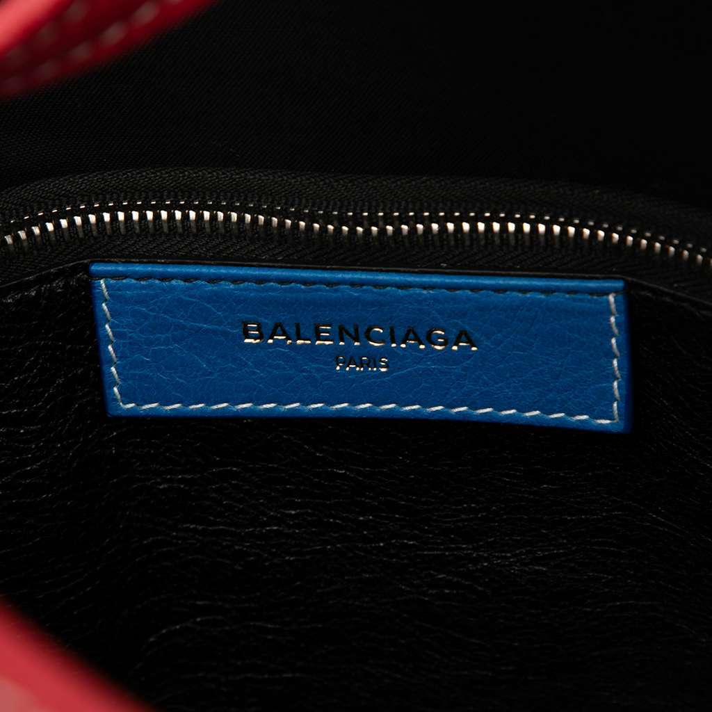 Balenciaga S Lambskin Bazar Shopper Tote Red Leather Very good - Box View