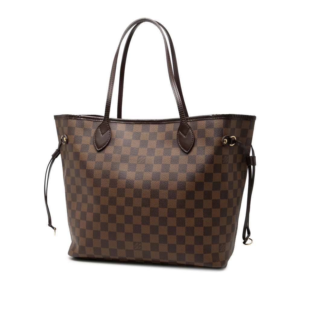 Louis Vuitton Damier Ebene Neverfull MM Brown Very good - Back View