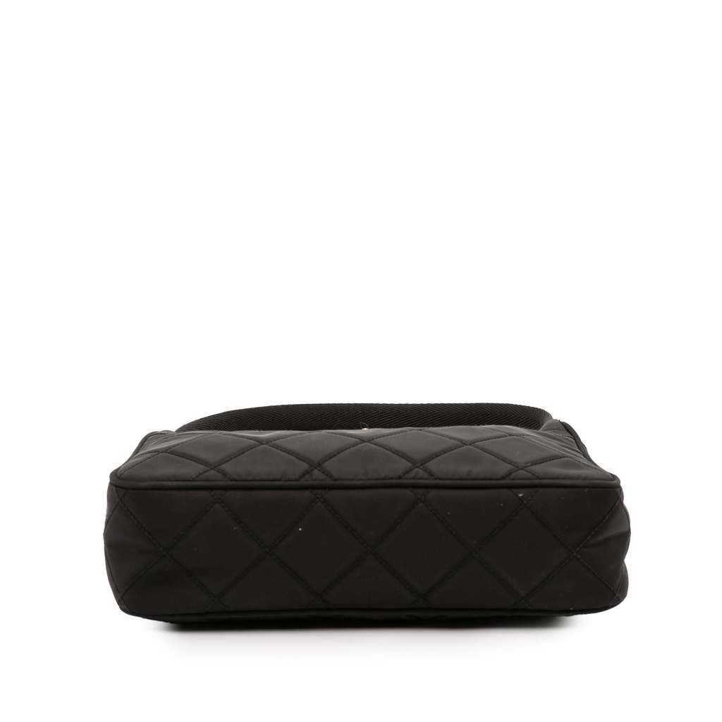 Prada Impuntu Re Nylon Shoulder Bag Black Very good - Inside View