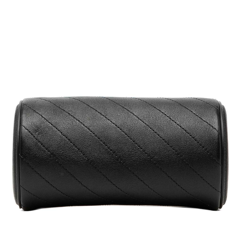 Gucci Mini Leather Blondie Barrel Shoulder Bag Black Leather Very good - Inside View