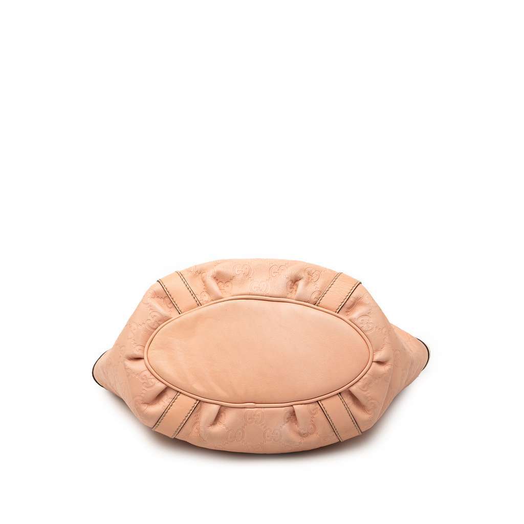Gucci Guccissima Abbey D Ring Handbag Pink Leather Very good - Inside View