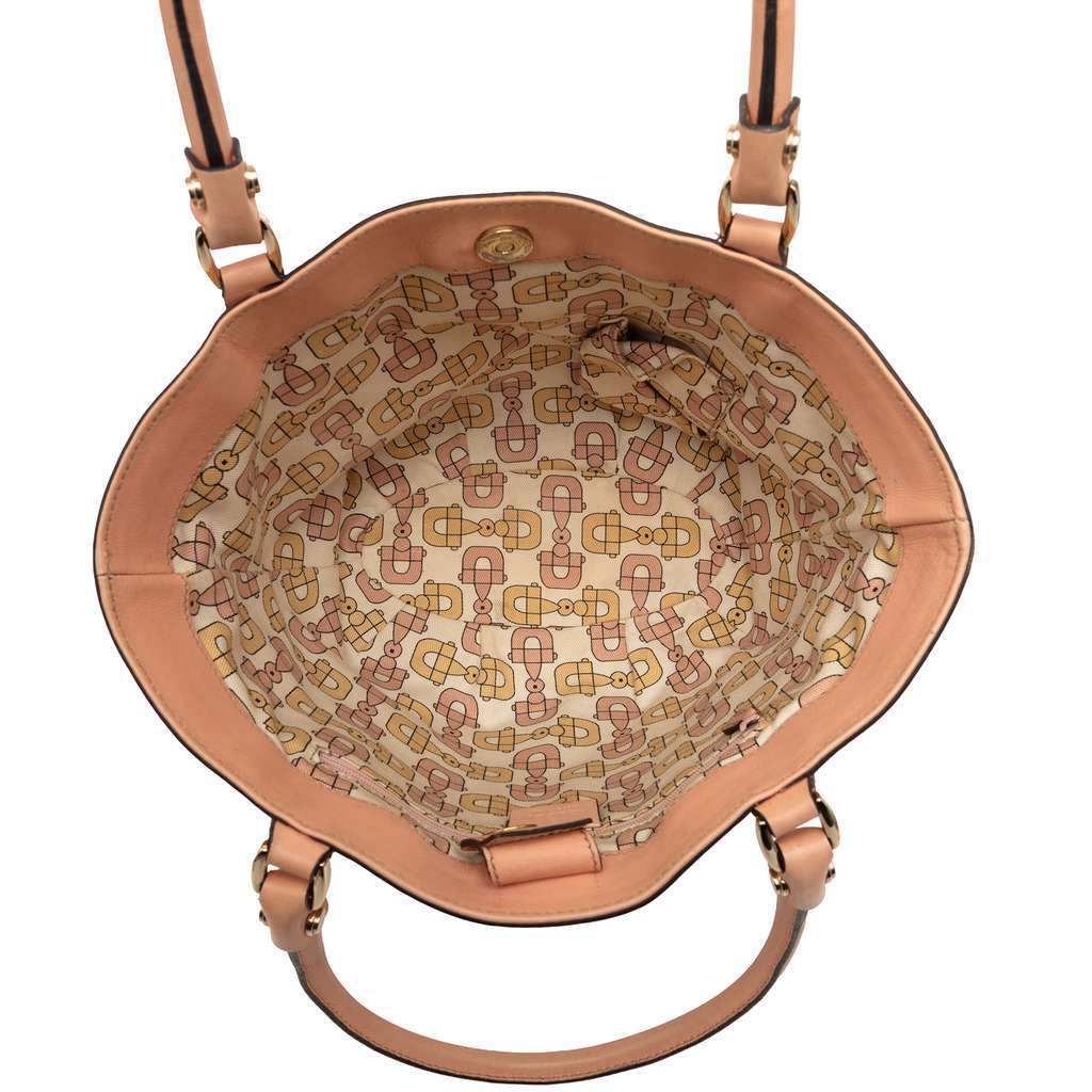 Gucci Guccissima Abbey D Ring Handbag Pink Leather Very good - Model View