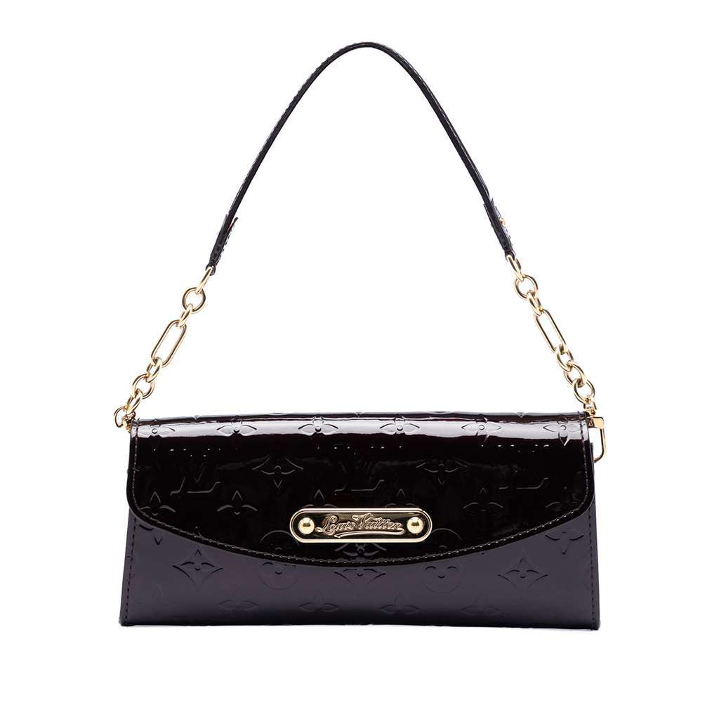 Louis Vuitton Monogram Vernis Sunset Boulevard Purple Leather Very good condition - Front View