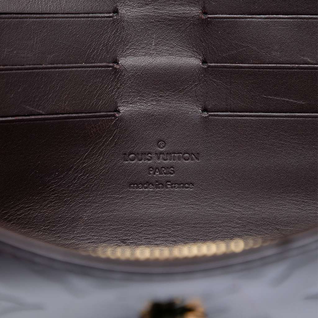 Louis Vuitton Monogram Vernis Sunset Boulevard Purple Leather Very good condition - Box View