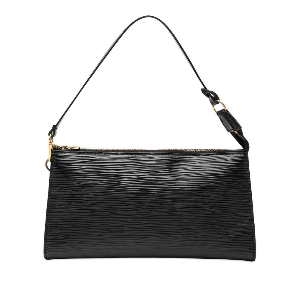 Louis Vuitton Epi Pochette Accessoires Black Leather Very good - Front View