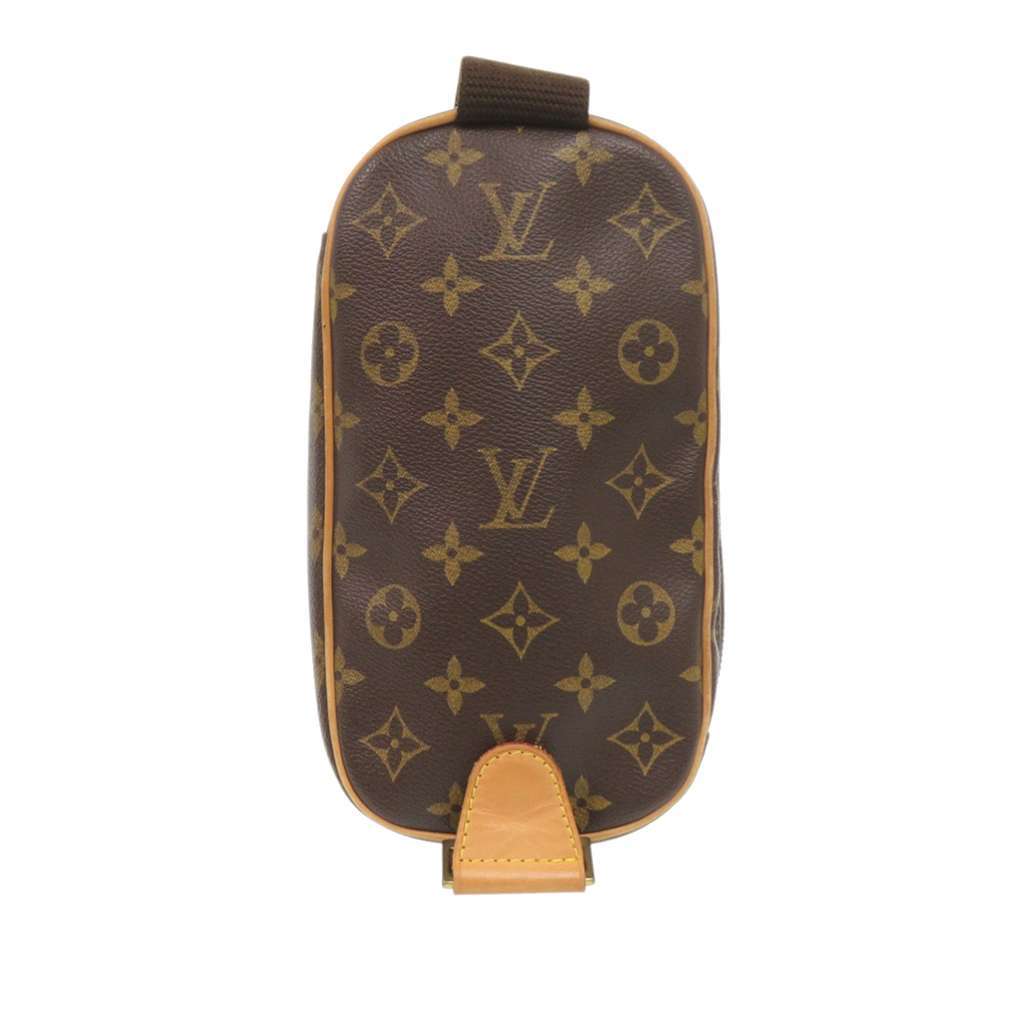 Louis Vuitton Monogram Pochette Gange Brown Very good - Back View